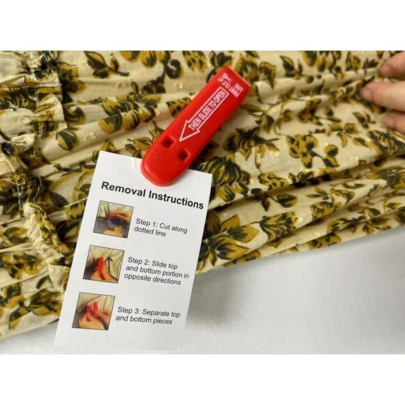 Anthropologie Mac Duggal Ruffle Cotton Voile Formal Gown Maxi Dress Size 12 - Picture 10 of 10